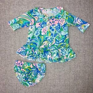 Lilly Pulitzer 6-12m knit set VGUC